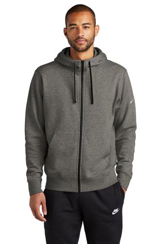Nike Club Fleece Sleeve Swoosh Full-Zip Hoodie NKDR1513 image thumbnail