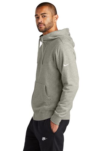 Nike Club Fleece Sleeve Swoosh Full-Zip Hoodie NKDR1513 image thumbnail