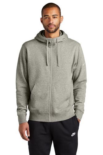 Nike Club Fleece Sleeve Swoosh Full-Zip Hoodie NKDR1513 image thumbnail