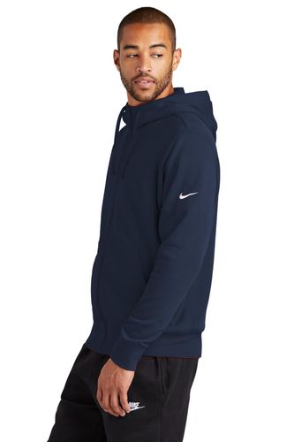Nike Club Fleece Sleeve Swoosh Full-Zip Hoodie NKDR1513 image thumbnail