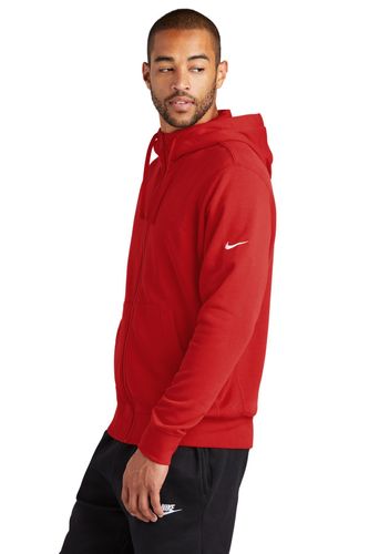 Nike Club Fleece Sleeve Swoosh Full-Zip Hoodie NKDR1513 image thumbnail