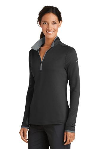 Nike Ladies Dri-FIT Stretch 1/2-Zip Cover-Up. 779796 image thumbnail