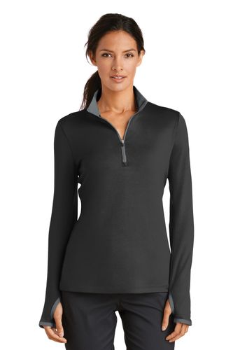 Nike Ladies Dri-FIT Stretch 1/2-Zip Cover-Up. 779796 image thumbnail