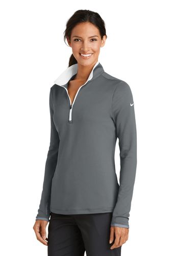 Nike Ladies Dri-FIT Stretch 1/2-Zip Cover-Up. 779796 image thumbnail