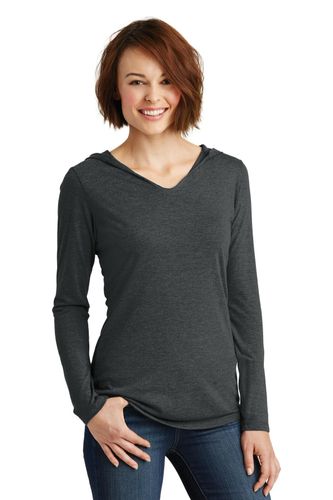 District Women's Perfect Tri Long Sleeve Hoodie. DM139L image thumbnail