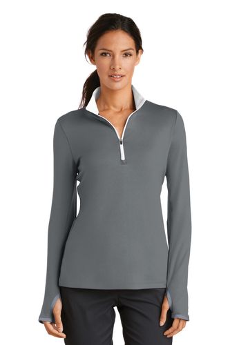 Nike Ladies Dri-FIT Stretch 1/2-Zip Cover-Up. 779796 image thumbnail