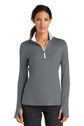 Image of Nike Ladies Dri-FIT Stretch 1/2-Zip Cover-Up. 779796