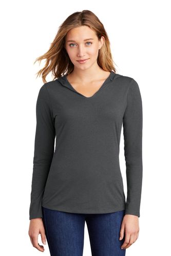 District Women's Perfect Tri Long Sleeve Hoodie. DM139L image thumbnail