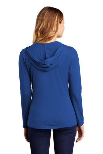 District Women's Perfect Tri Long Sleeve Hoodie. DM139L image thumbnail