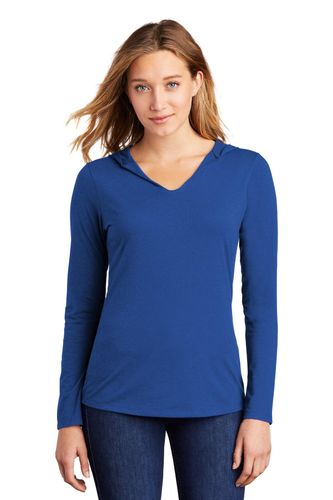 District Women's Perfect Tri Long Sleeve Hoodie. DM139L image thumbnail
