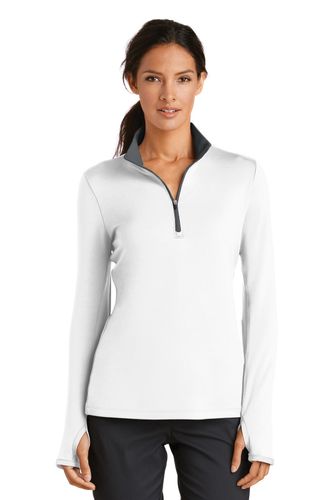 Nike Ladies Dri-FIT Stretch 1/2-Zip Cover-Up. 779796 image thumbnail