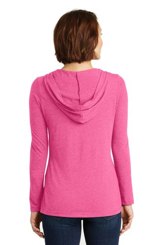 District Women's Perfect Tri Long Sleeve Hoodie. DM139L image thumbnail