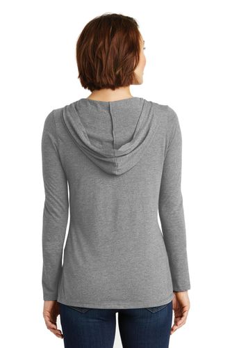 District Women's Perfect Tri Long Sleeve Hoodie. DM139L image thumbnail