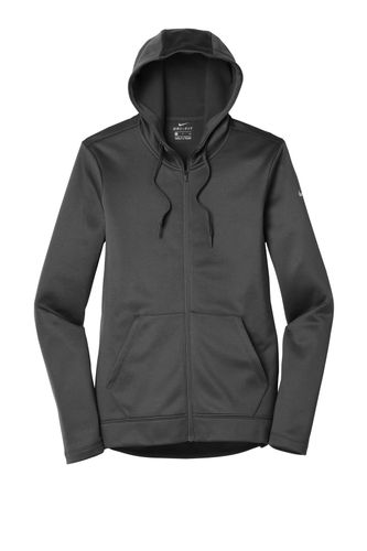 Nike Ladies Therma-FIT Full-Zip Fleece Hoodie. NKAH6264 image thumbnail