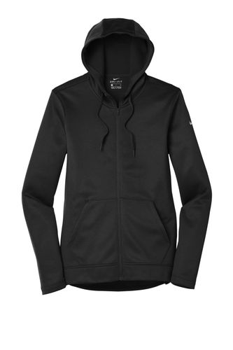Nike Ladies Therma-FIT Full-Zip Fleece Hoodie. NKAH6264 image thumbnail