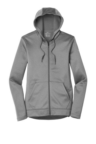 Nike Ladies Therma-FIT Full-Zip Fleece Hoodie. NKAH6264 image thumbnail