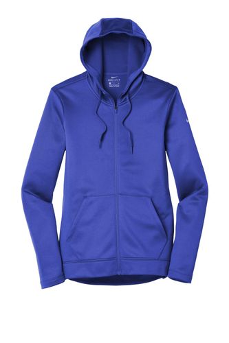 Nike Ladies Therma-FIT Full-Zip Fleece Hoodie. NKAH6264 image thumbnail