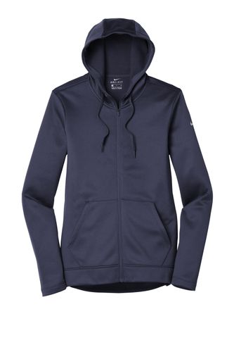 Nike Ladies Therma-FIT Full-Zip Fleece Hoodie. NKAH6264 image thumbnail