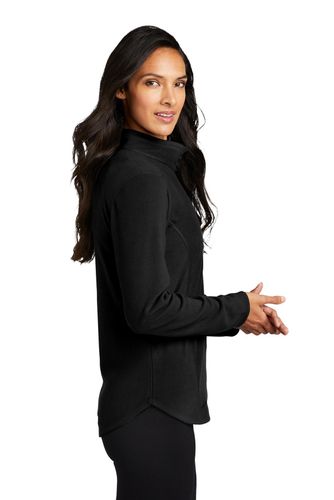 Eddie Bauer Ladies 1/2-Zip Microfleece Jacket EB227 image thumbnail