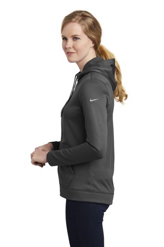 Nike Ladies Therma-FIT Full-Zip Fleece Hoodie. NKAH6264 image thumbnail