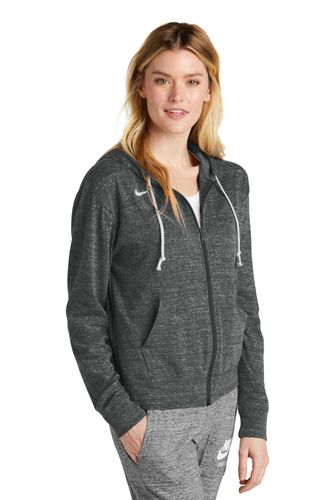 Nike Ladies Gym Vintage Full-Zip Hoodie CN9402 image thumbnail