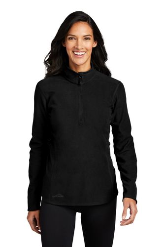 Eddie Bauer Ladies 1/2-Zip Microfleece Jacket EB227 image thumbnail