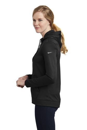 Nike Ladies Therma-FIT Full-Zip Fleece Hoodie. NKAH6264 image thumbnail