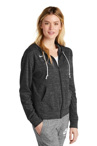 Nike Ladies Gym Vintage Full-Zip Hoodie CN9402 image thumbnail