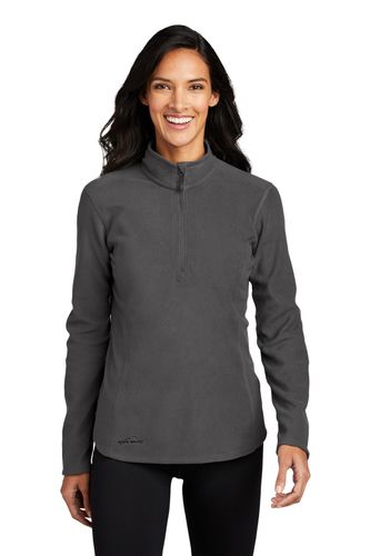 Eddie Bauer Ladies 1/2-Zip Microfleece Jacket EB227 image thumbnail