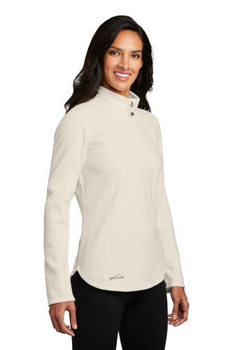 Eddie Bauer Ladies 1/2-Zip Microfleece Jacket EB227 image thumbnail