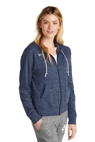 Nike Ladies Gym Vintage Full-Zip Hoodie CN9402 image thumbnail