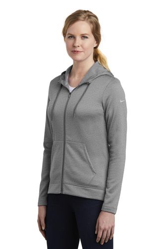 Nike Ladies Therma-FIT Full-Zip Fleece Hoodie. NKAH6264 image thumbnail