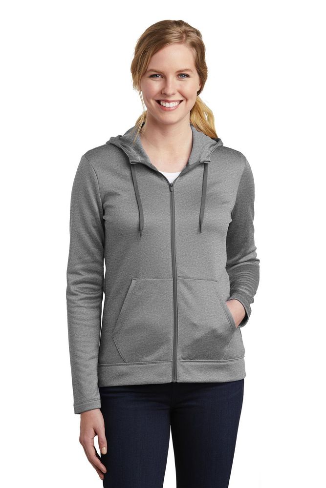 Nike Ladies Therma-FIT Full-Zip Fleece Hoodie. NKAH6264 primary image