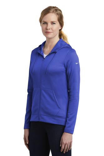 Nike Ladies Therma-FIT Full-Zip Fleece Hoodie. NKAH6264 image thumbnail
