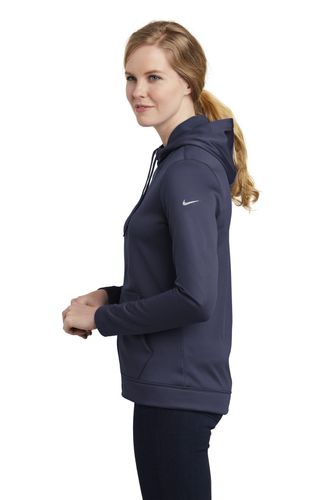 Nike Ladies Therma-FIT Full-Zip Fleece Hoodie. NKAH6264 image thumbnail