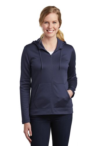 Nike Ladies Therma-FIT Full-Zip Fleece Hoodie. NKAH6264 image thumbnail