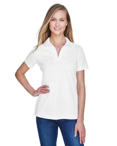Devon & Jones CrownLux Performance Ladies' Plaited Polo image thumbnail