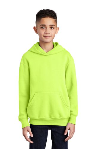 Port & Company Youth Core Fleece Pullover Hooded Sweatshirt image thumbnail