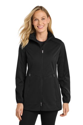 Port Authority Ladies Active Hooded Soft Shell Jacket image thumbnail
