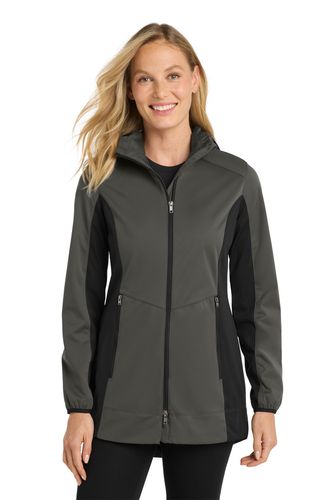 Port Authority Ladies Active Hooded Soft Shell Jacket image thumbnail