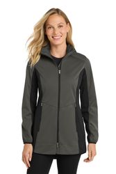 Image of Port Authority Ladies Active Hooded Soft Shell Jacket