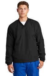 Image of Sport-Tek V-Neck Raglan Wind Shirt