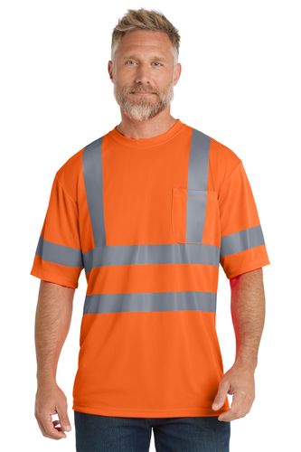 CornerStone ANSI 107 Class 3 Short Sleeve Snag-Resistant Reflective T-Shirt image thumbnail