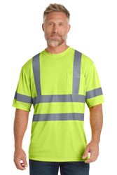 Image of CornerStone ANSI 107 Class 3 Short Sleeve Snag-Resistant Reflective T-Shirt