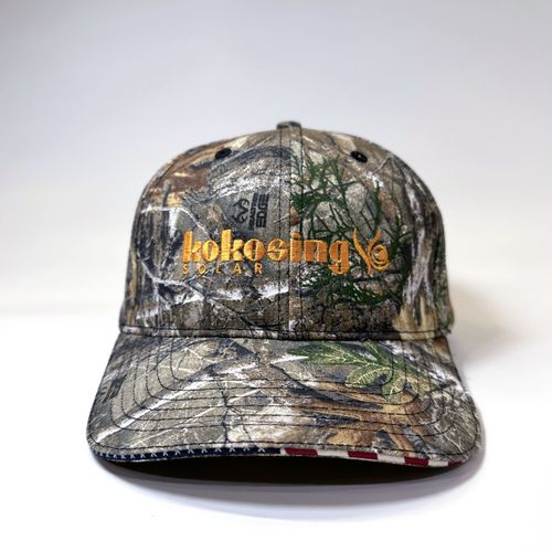 Kokosing Solar Camo Hat With USA Sandwich Bill image thumbnail