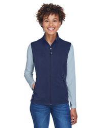 Image of CORE365 Ladies' Cruise Two-Layer Fleece Bonded Soft Shell Vest