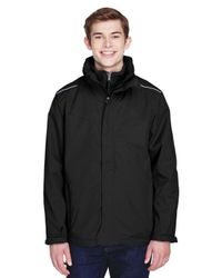 Image of CORE365 Men's Region 3-in-1 Jacket with Fleece Liner