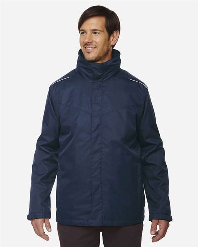 CORE365 Men's Tall Region 3-in-1 Jacket with Fleece Liner image thumbnail