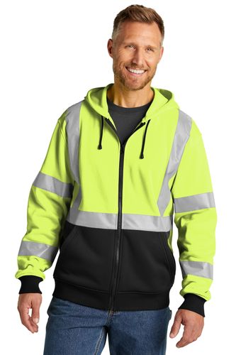 CornerStone A107 Class 3 Heavy-Duty Fleece Full-Zip Hoodie image thumbnail
