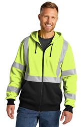 Image of CornerStone A107 Class 3 Heavy-Duty Fleece Full-Zip Hoodie